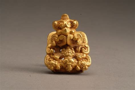 Gold Pendant Qin Dynasty Terracotta Warriors Gold China Ancient China
