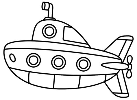 Desenho De Submarino No Mar Para Colorir Tudodesenhos My Xxx Hot Girl