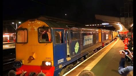 drs class 20 farewell tour crewe 18th january 2020 youtube