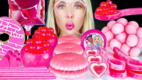 Asmr Pink Desserts Pocky Raspberry Jelly Frozen Wax Candy Barbie