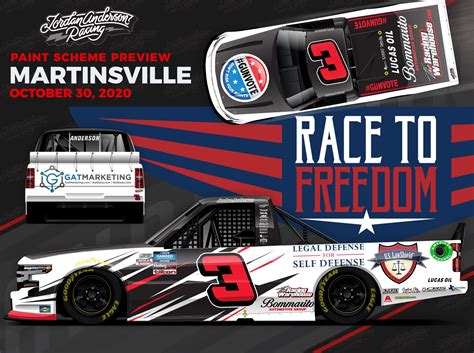 Papyrus design group nascar racing 3 (size: Jordan Anderson's 'Race to Freedom II' Chevrolet locked ...