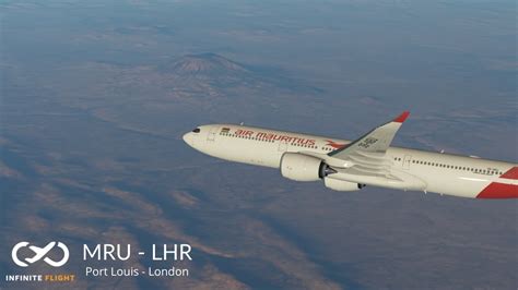 Infinite Flight Port Louis To London Air Mauritius A330neo 3d