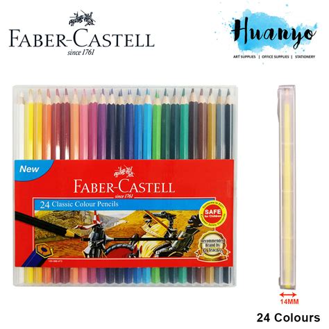 Faber Castell Classic Colour Pencils 24l Wonderbox Slim