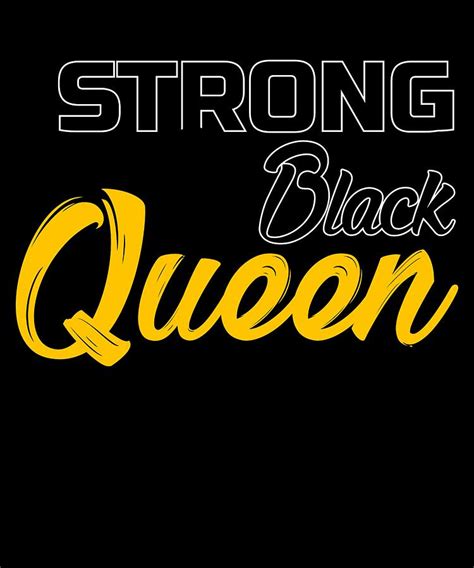 Strong Black Queen Melanin Black Goddess Afro Design Digital Art By Jmg