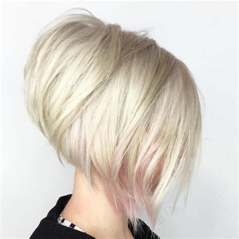 20 Beautiful Blonde Hairstyles To Play Around With Angled Bob Haircuts