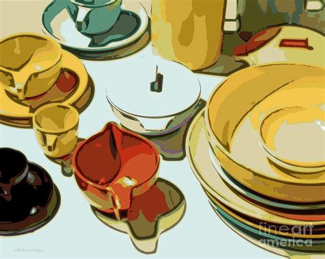 Everyday Dishes Digital Art By Ken And Lois Wilder Fine Art America