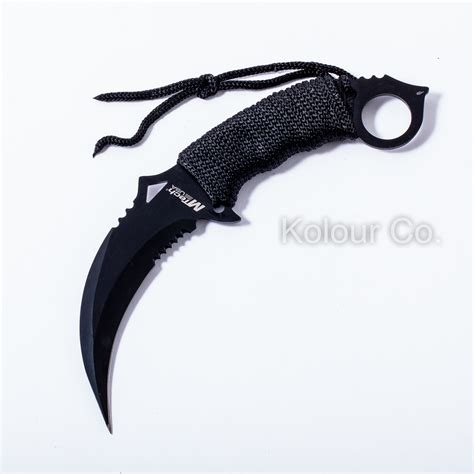 10 Tactical Combat Karambit Knife Survival Hunting Bowie Fixed Blade W