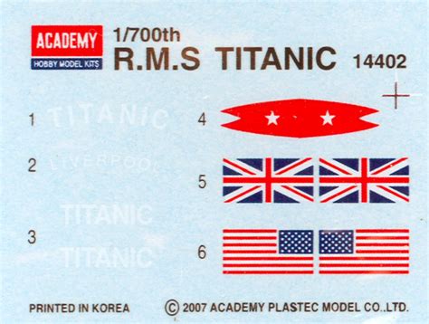 Academy 14402 1700 Rms Titanic Kit First Look