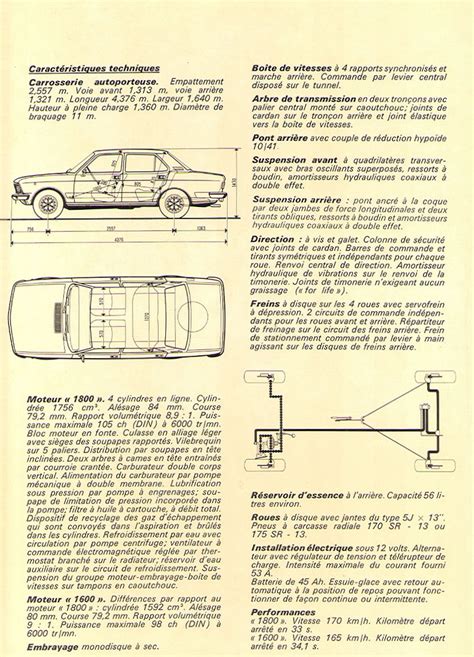 1977 Fiat 132 Brochure