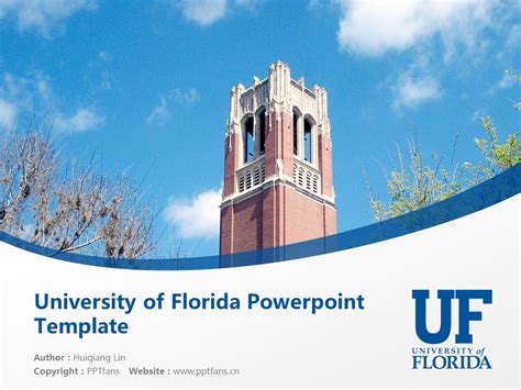 University Of Florida Powerpoint Template Download 佛罗里达大学ppt模板下载ppt设计教程网