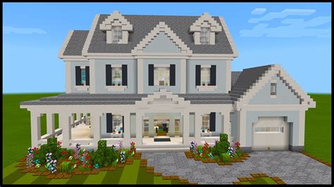 Minecraft How To Build A Suburban House 7 Part 2 Youtube