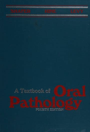 A Textbook Of Oral Pathology Shafer William G Free Download