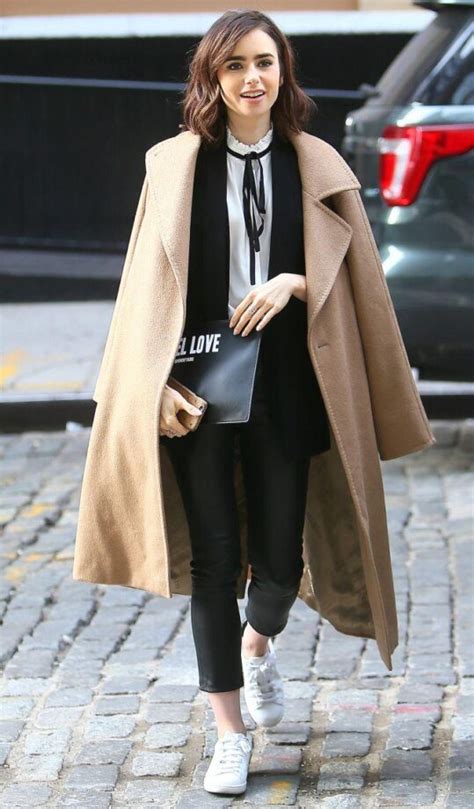 Lily Collins Best Five Winter Outfits See Here