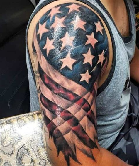 89 patriotic american flag sleeve tattoo ideas [2024 guide]