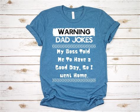 My Jokes Are Officially Dad Jokes Shirt Dad T Shirt Fathers Etsy