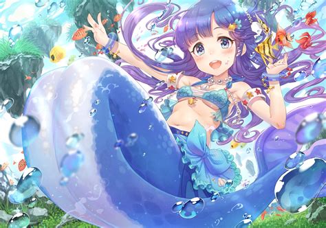 Asari Nanami Idolmaster Idolmaster Cinderella Girls Mermaid Terumii