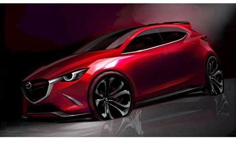 Mazda Hazumi Sketch Reveals A Pretty Sleek 2015 Mazda2 Mazda Car
