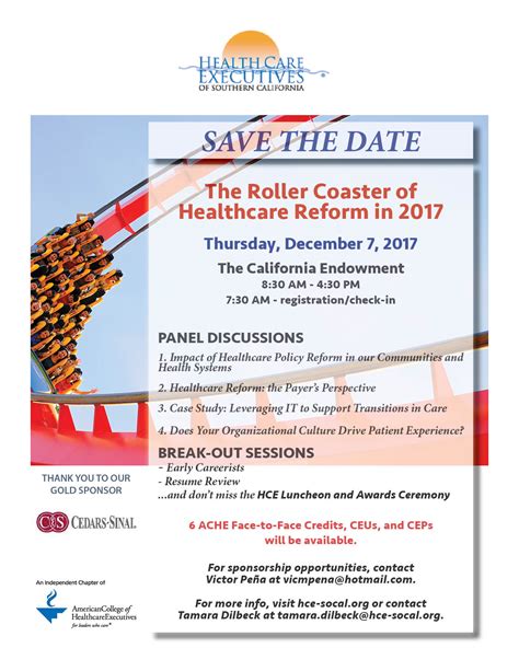 Ache Of Southern California 2017 Hce Annual Conference The Roller