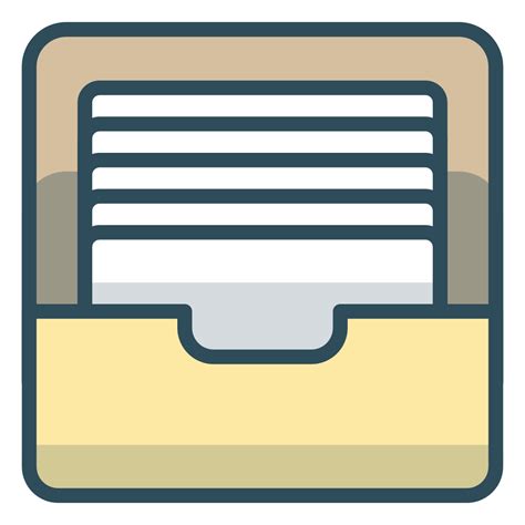 File Archive Icon Office Iconset Vexels
