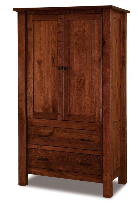 Heidi Two Drawer Armoire From Dutchcrafters Amish Furniture