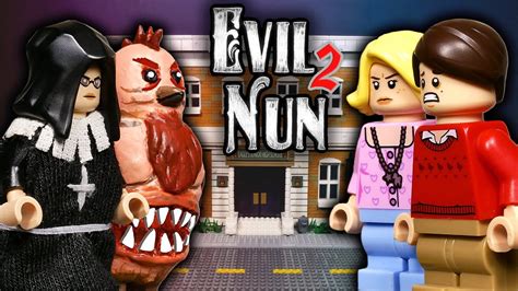 Lego Мультфильм Evil Nun 2 ФИНАЛ Lego Stop Motion Animation Youtube