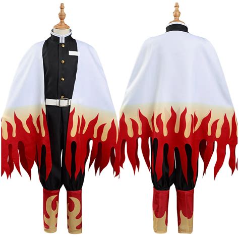 Demon Slayer Kimetsu No Yaiba Rengoku Kyoujurou Cosplay Costume For