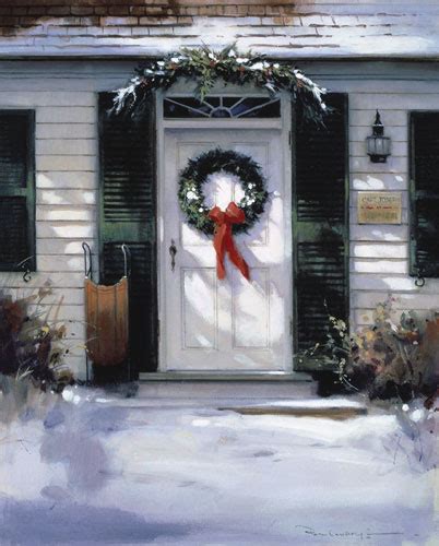 Paul Landry Christmas Door Limited Edition Print