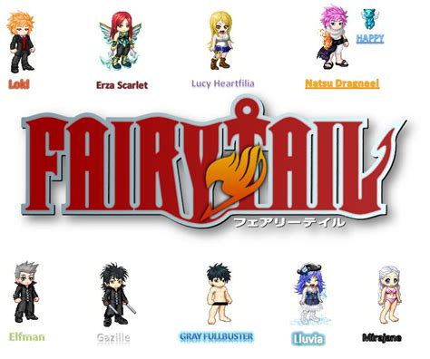 Fairy Tail Manga Characters