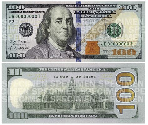 100 Dollar Bill Real Size Images And Photos Finder