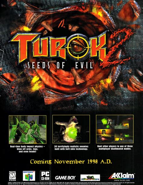 Video Game Ad Of The Day Turok 2 Seeds Of Evil