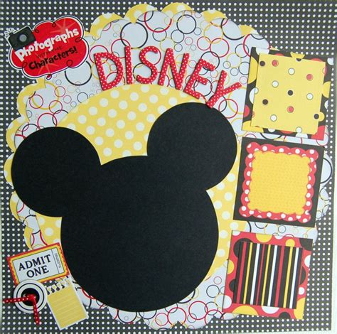 Disney Premade Scrapbook Page By Urbansavanna By Urbansavanna Disney
