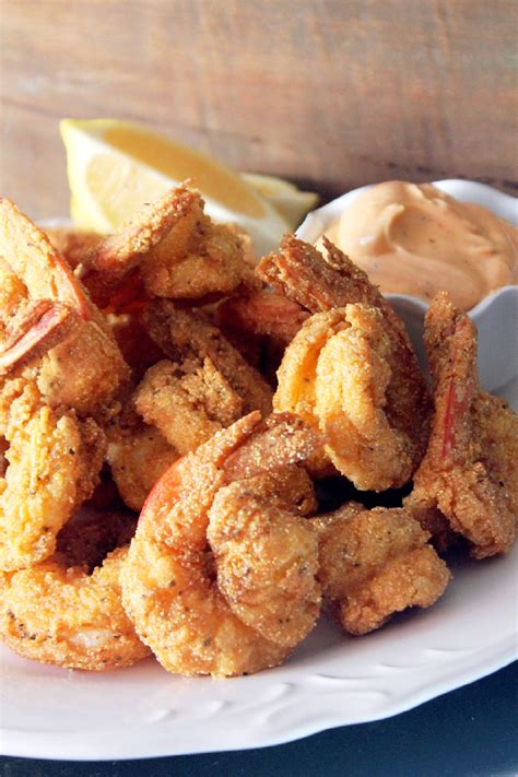 The key to perfect shrimp is large shrimp! creole fried shrimp (5) - Creole Contessa