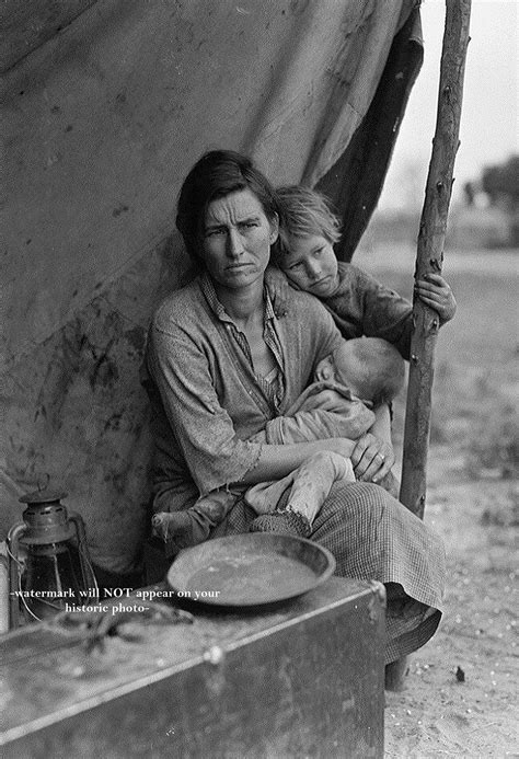 4x6 Rare View Of 1936 Migrant Mother Great Depression Photo Etsy Canada