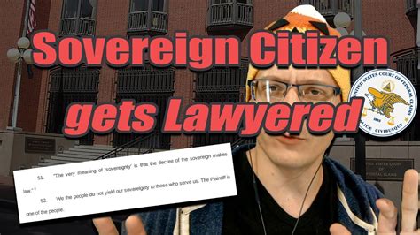 sovereign citizen gets lawyered again smacked down youtube