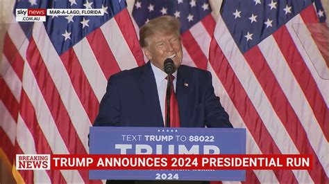 ‘make America Great And Glorious Again Donald Trump Announces 2024