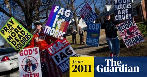 Us Court Allows Westboro Baptists Anti Gay Funeral Pickets To Go On