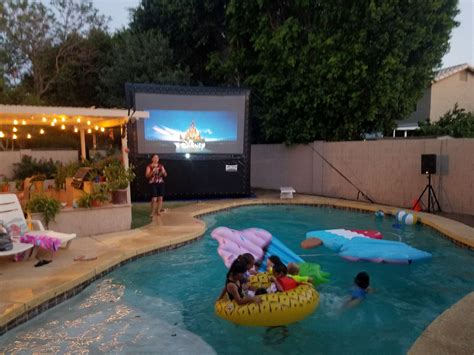 Backyard Pool Party