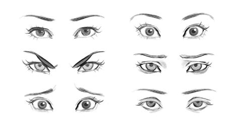 Eye Expressions Drawing Reference And Sketches For Artists