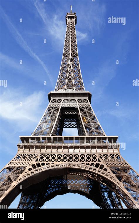 High Resolution Picture Of The Eiffel Tower Paris France Stock Photo