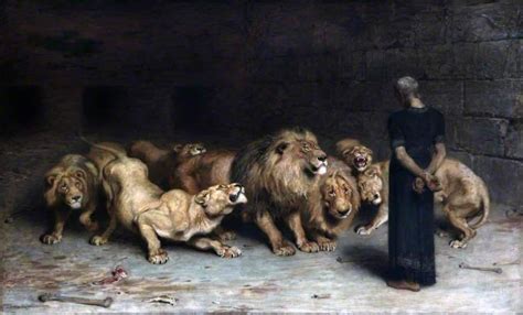 Daniel In The Lions Den By Briton Riviere Daniel In The Lions Den