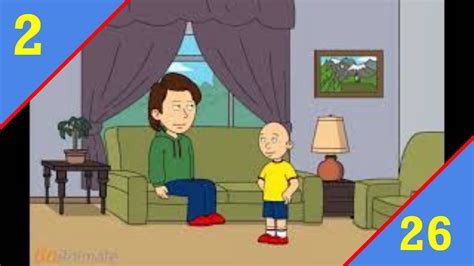 Caillou And The Missing Christmas Tree Youtube