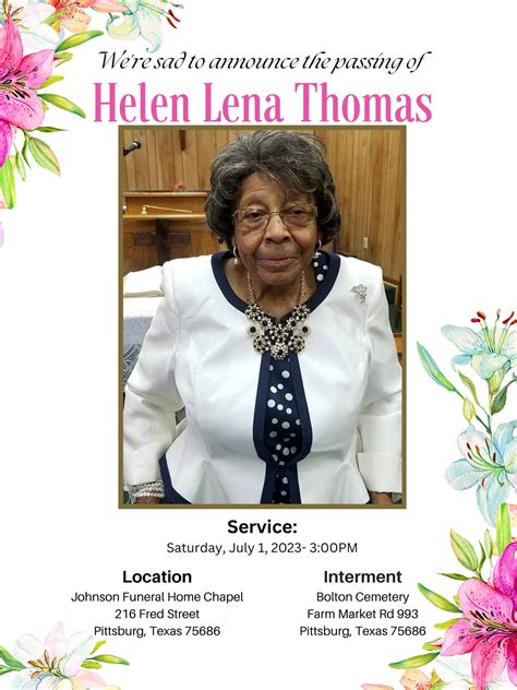 With sadness in our hearts, we... - Johnson Funeral Home | Facebook