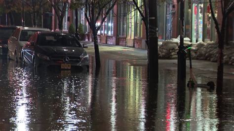Hoboken Streets Flood As Noreaster Blows Into Tri State Area Pix11