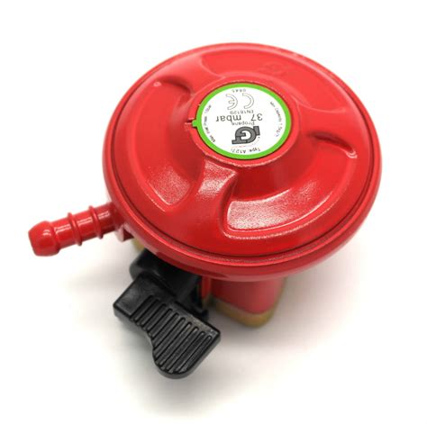 Pipe Fittings Bbq Patio Gas Clip On Propane Regulator With Gauge