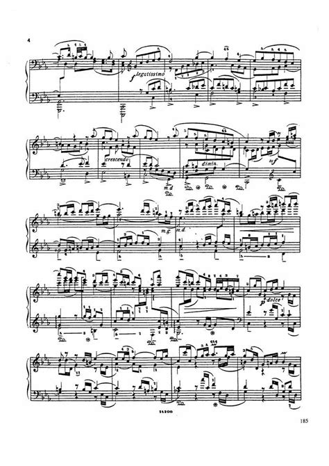 Catoire Bach Passacaglia 钢琴谱 简谱