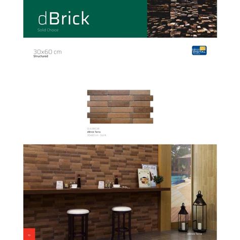 Jual KERAMIK DINDING 30X60 CM ROMAN INTERLOCK DBRICK TERRA GRADE A