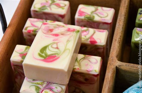 Handmade In Florida Sweet Rose Swirl Soap Handmade Natural Soaps