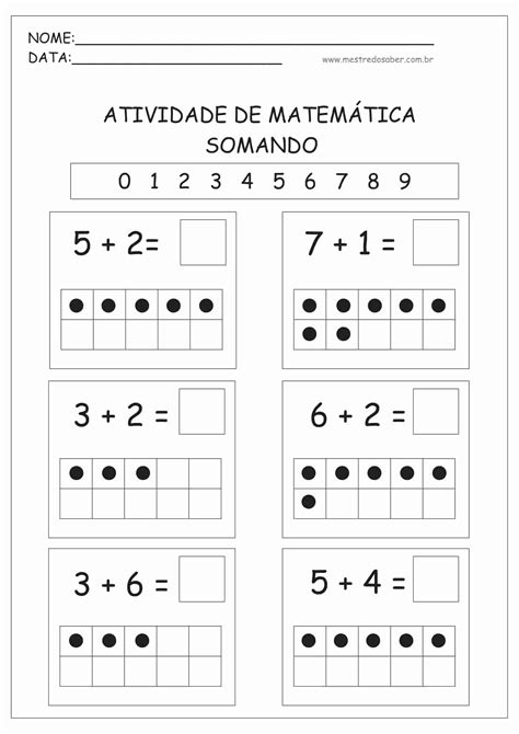 Atividades De Matematica Educação Infantil Para Imprimir F53