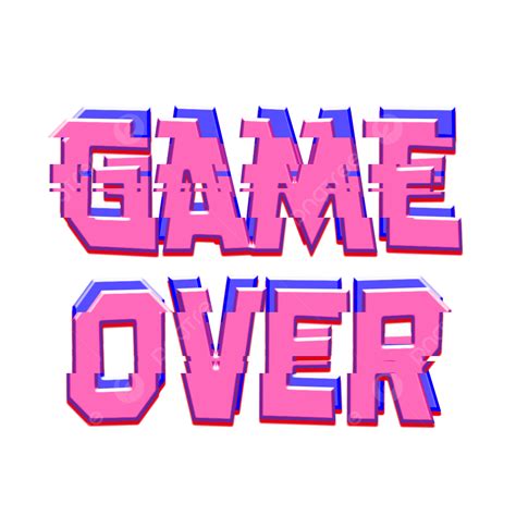 New Creative Hand Drawn Game Over Games Game Over Png Transparent