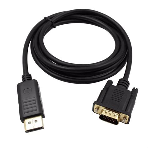 18m Mini Displayport To Vga Cable Adapter Full Hd 1080p Male To Female